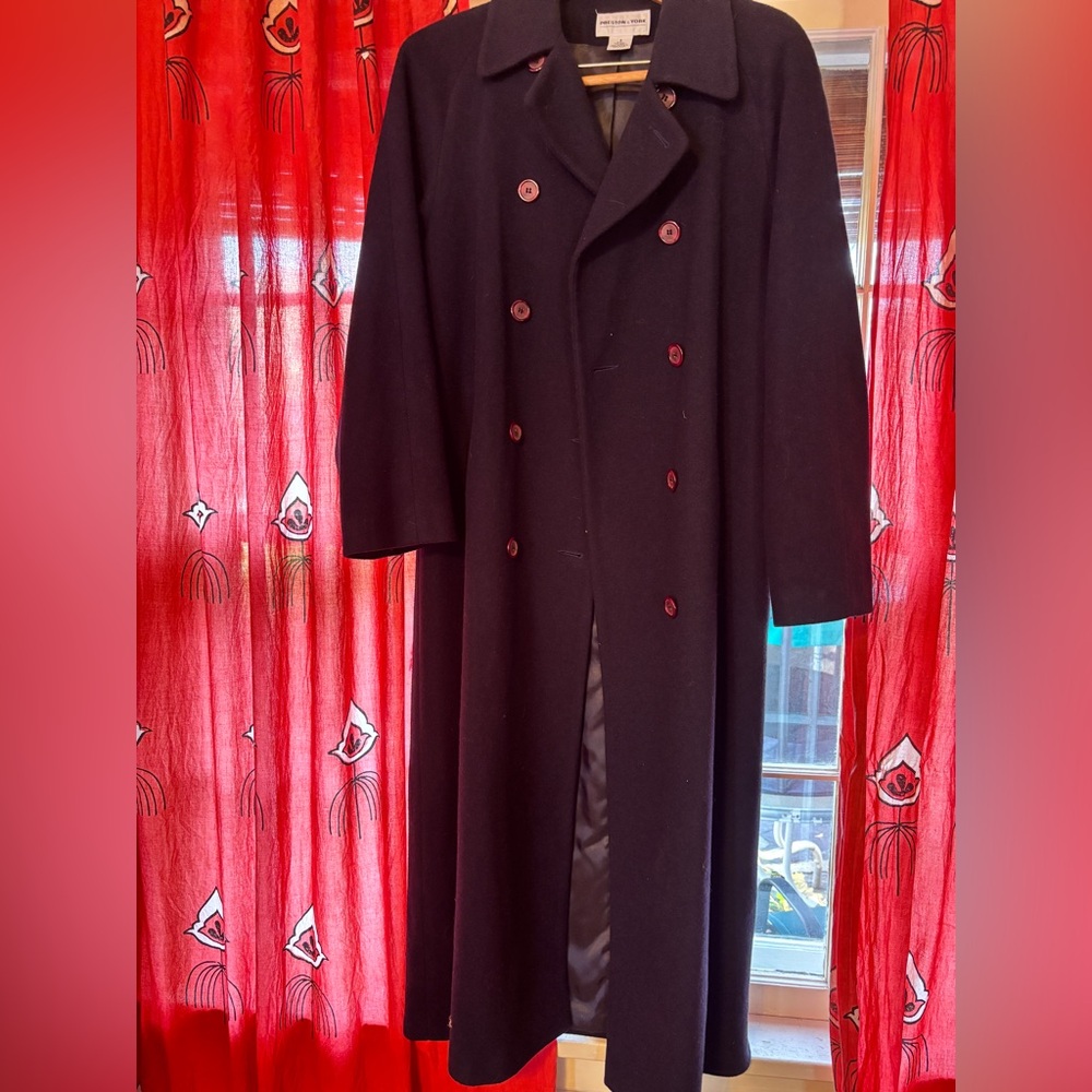 Preston & York Dark Blue Trench Coat